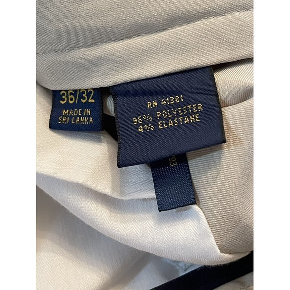 Polo Golf Ralph Lauren Pants Men's 36x32 Tan Classic Fit Performance Chinos - Picture 7 of 8